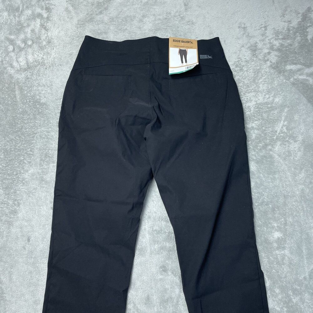 Eddie Bauer Women's Size 12 Horizon Straight Ankle Pant Black H1153 - Picture 11 of 11